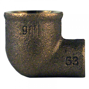 КОЛЯНО ПРЕХОД БРОНЗ Ж 90 ГРД. ЗА ЗАВАРКА 3/4x28mm VIEGA