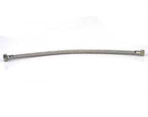 МЕКА ВРЪЗКА INOX 1/2"x3/8" ЖЖ 60 cm