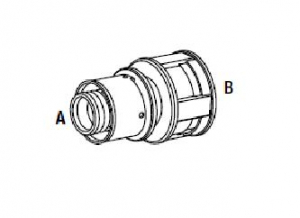 ПРАВ АДАПТОР ПРЕС Ж 16X1/2" PPSU VALSIR ИТАЛИЯ