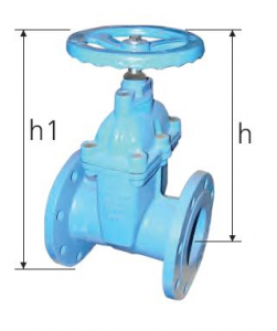 ЧУГУНЕН ШИБЪРЕН КРАН НА ФЛАНЦИ DN125 PN16