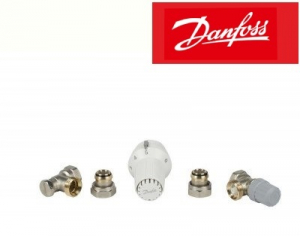 ЪГЛОВ ТЕРМОСТАТИЧЕН К-КТ DANFOSS  1/2" РАДИАТОРЕН + СЕКРЕТЕН + ГЛАВА С О-ПРЪСТЕН/013G2228/