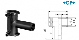 ТРОЙНИК PE100 SDR11 ЕЛЕКТРОЗАВАРКА Ф.63 (ВОДА/ГАЗ)