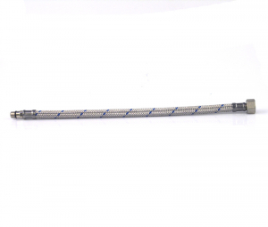 МЕКА ВРЪЗКА ИНОКС 3/8"-1/8"  МЖ 35 cm