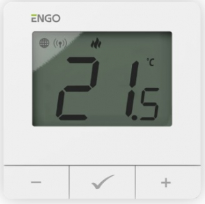 ТЕРМОСТАТ ENGO БЯЛ ЦИФРОВ SMART E25-230W ZIGBEE